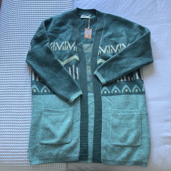 NWT Passenger Clothing Nettle Recycled Knitted Cardigan - Picture 5 of 9